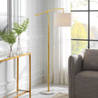 Modern Accents Marble Foot Horizontal Floor Lamp