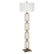 Uttermost Link Brushed Gold Floor Lamp