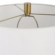 Uttermost Adelia Ivory & Brass Table Lamp