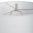Uttermost Ascent White Geometric Table Lamp