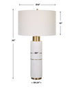 Uttermost Ruse Whitewashed Table Lamp
