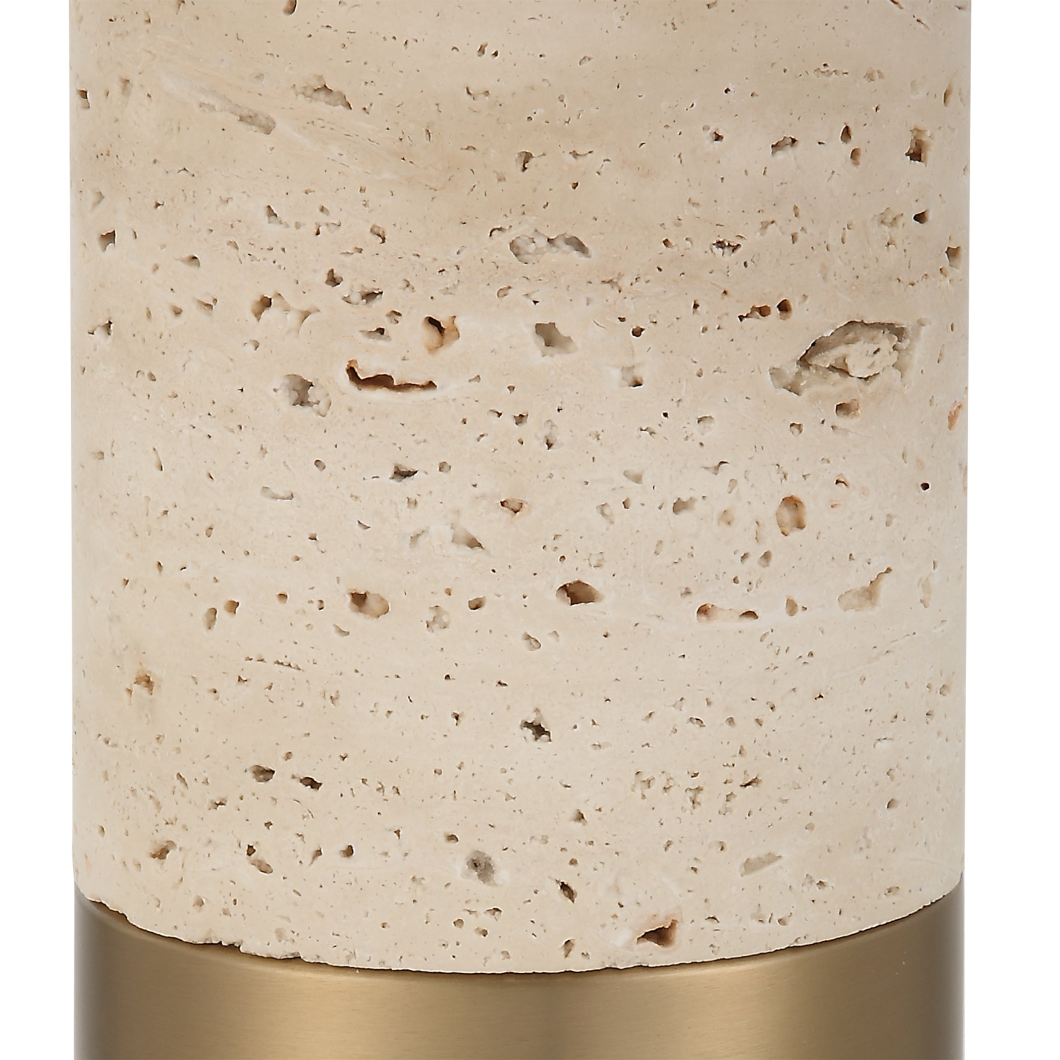 Uttermost Gravitas Elegant Brass & Stone Lamp