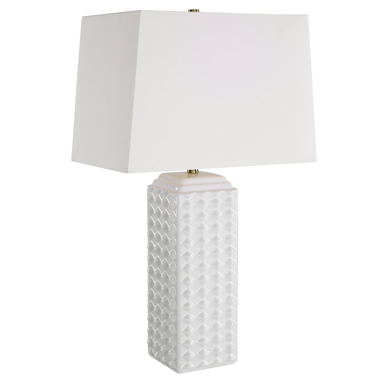 Modern Accents Square Body Ceramic Table Lamp