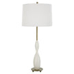 Uttermost Annora Glossy White Table Lamp