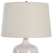 Uttermost Opal Gloss White Table Lamp