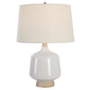 Uttermost Opal Gloss White Table Lamp