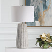 Modern Accents Ceramic Stone Finish Table Lamp