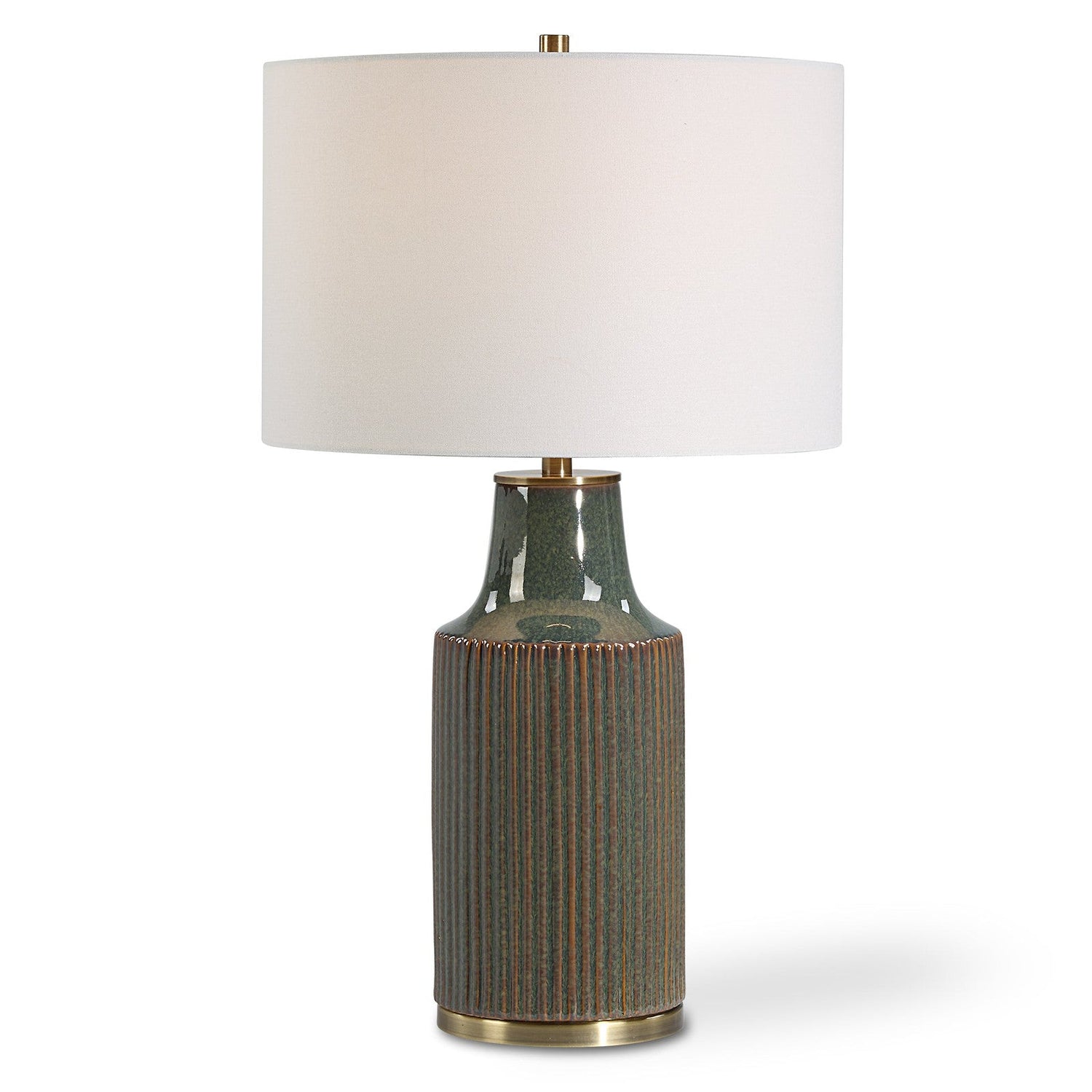 Modern Accents Beautiful Ceramic Round Table Lamp