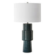Modern Accents Teal Ceramic Table Lamp