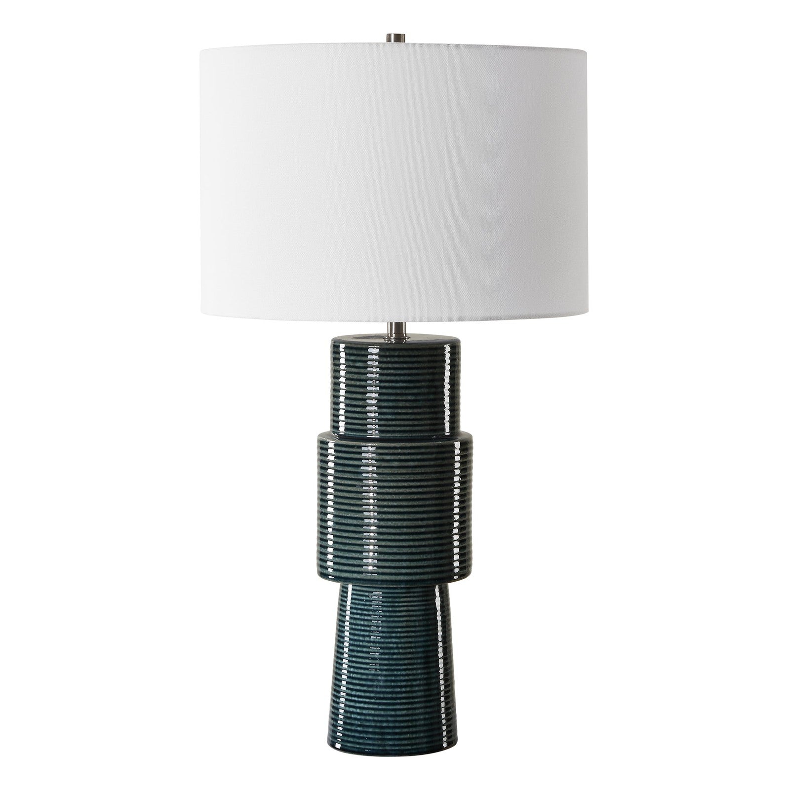 Modern Accents Teal Ceramic Table Lamp