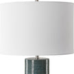 Modern Accents Teal Ceramic Table Lamp