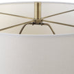 Modern Accents Hexagon Shaped Marble Table Lamp
