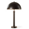 Modern Accents Knurling Adorns Top Table Lamp
