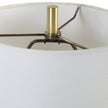 Uttermost Enigma Teal Blue Glass Buffet Lamp