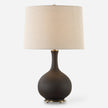 Uttermost Rimini Black Glaze Table Lamp