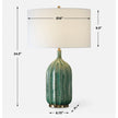 Uttermost Bixby Green Table Lamp