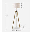 Uttermost Anchorage Tri-pod Floor Lamp