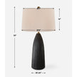 Uttermost Jett Black Table Lamp
