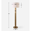 Uttermost Knox Travertine Floor Lamp