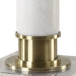 Uttermost Plinth White Marble Table Lamp