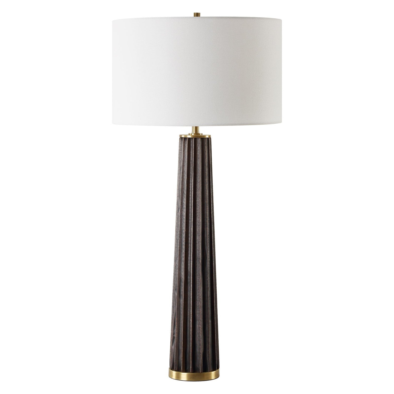 Uttermost Forage Dark Scalloped Table Lamp