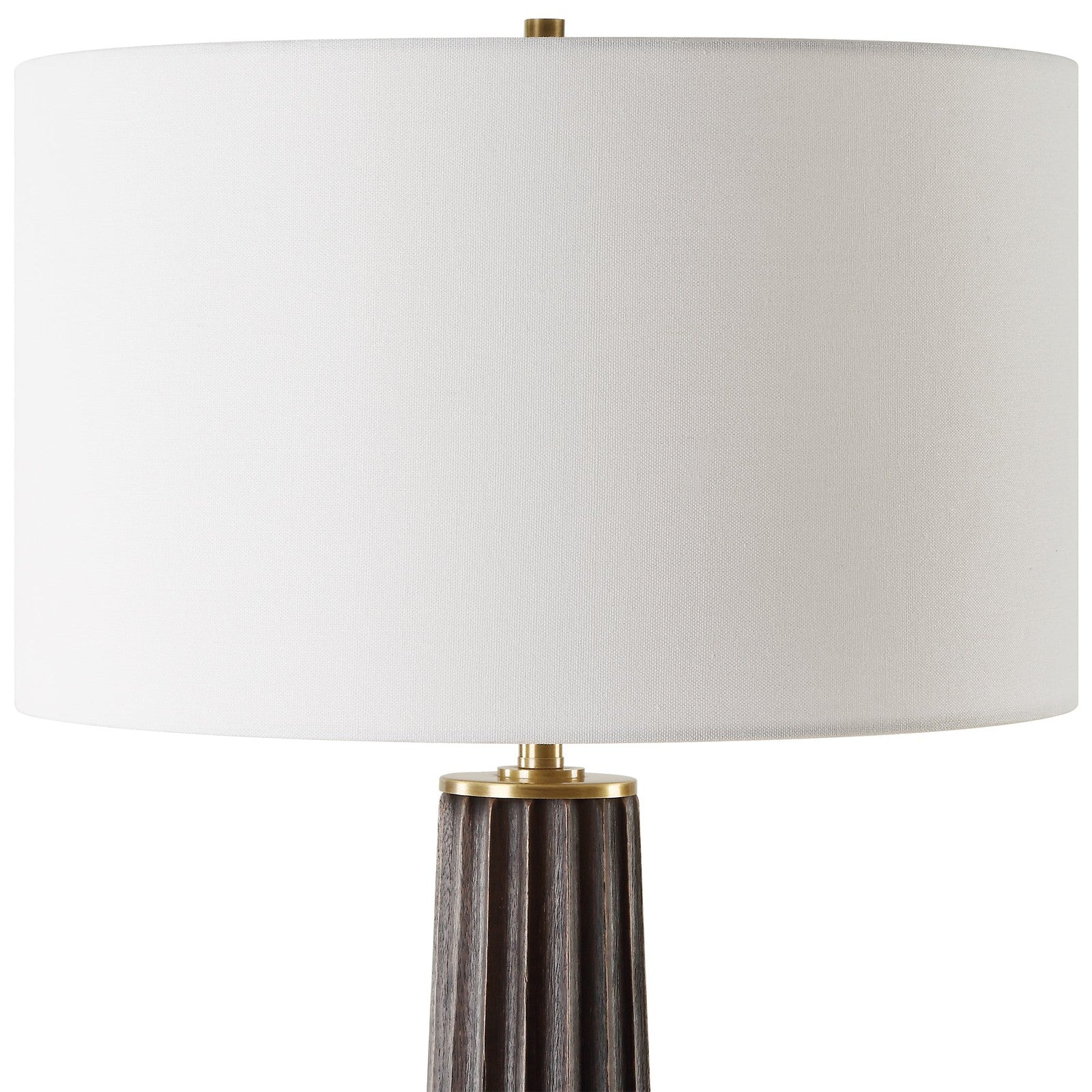 Uttermost Forage Dark Scalloped Table Lamp