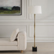 Uttermost Shino Antique Brass Floor Lamp