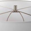 Uttermost Dribble White Glaze Table Lamp