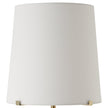 Uttermost Sepia Brown Marble Buffet Lamp