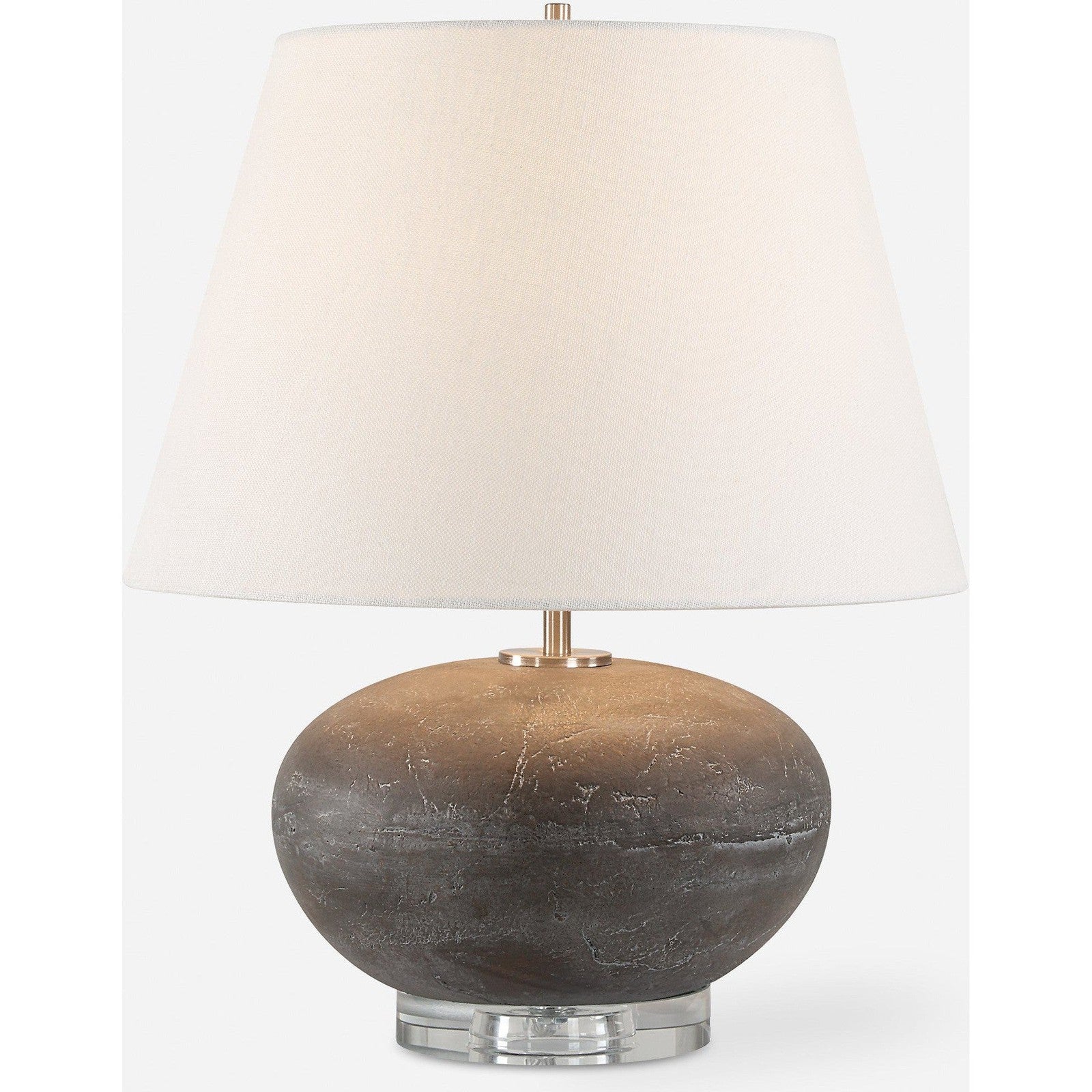 Uttermost Beckley Gray Stone Table Lamp