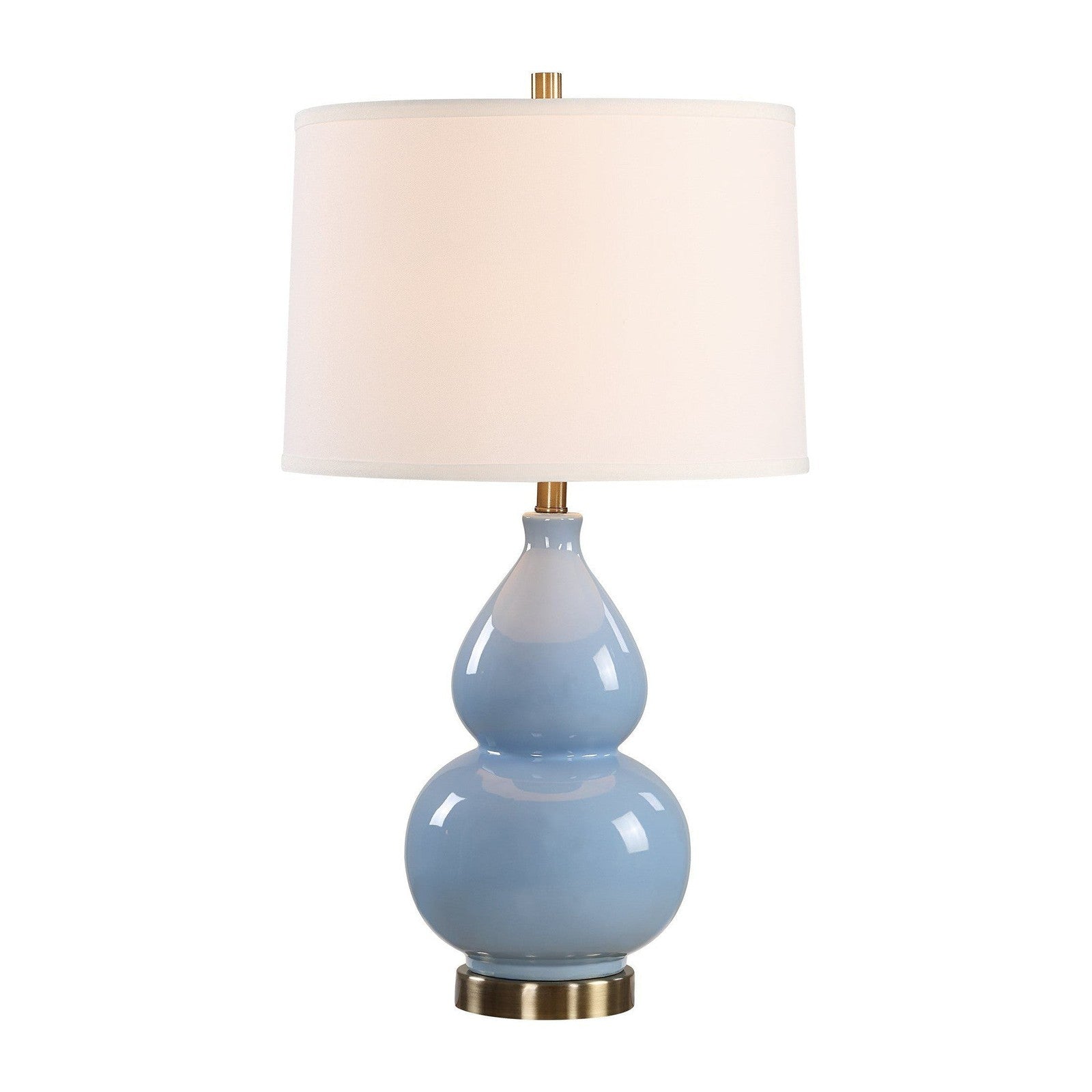 Modern Accents Gourd Shaped Ceramic Base Table Lamp