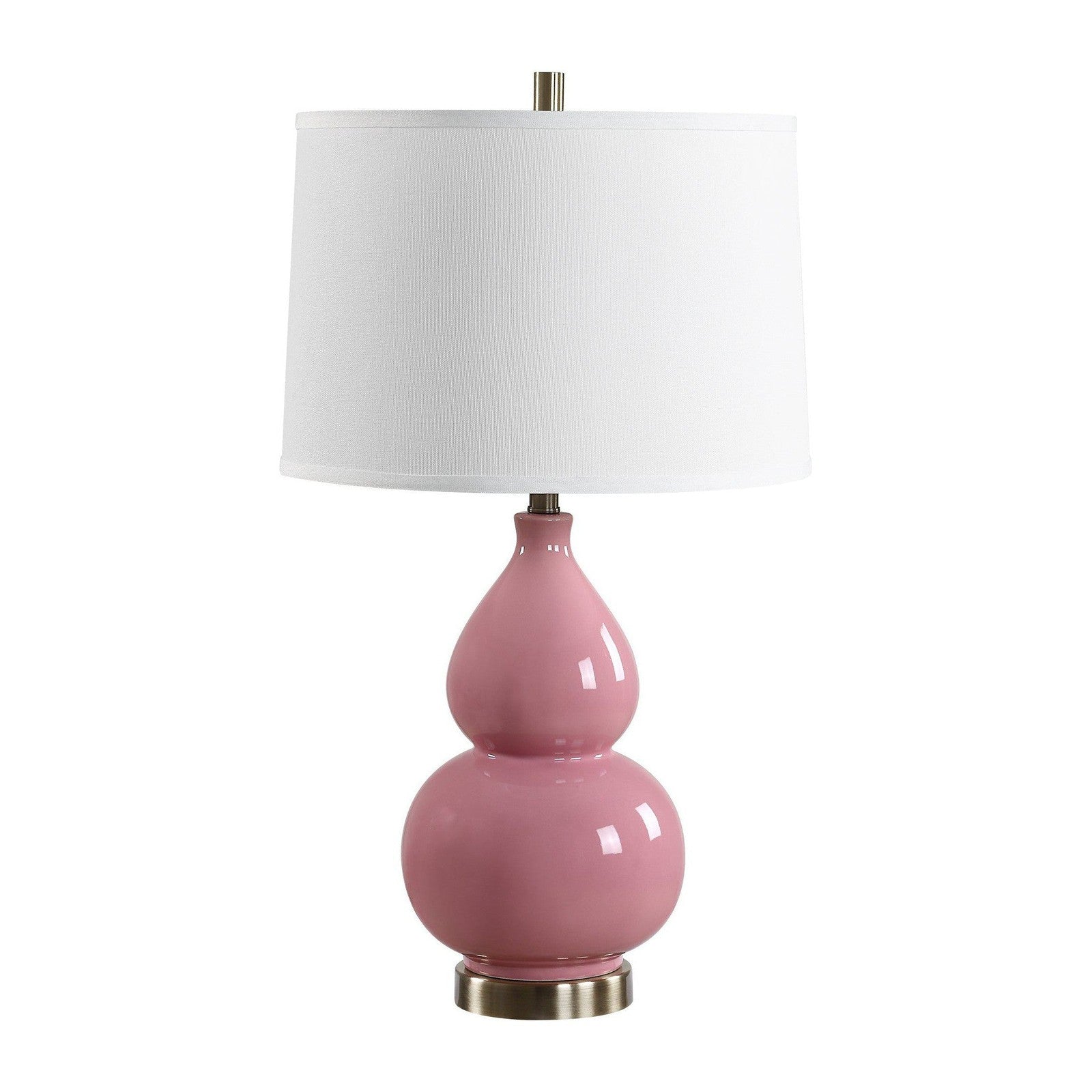 Modern Accents Gourd Shaped Ceramic Base Table Lamp