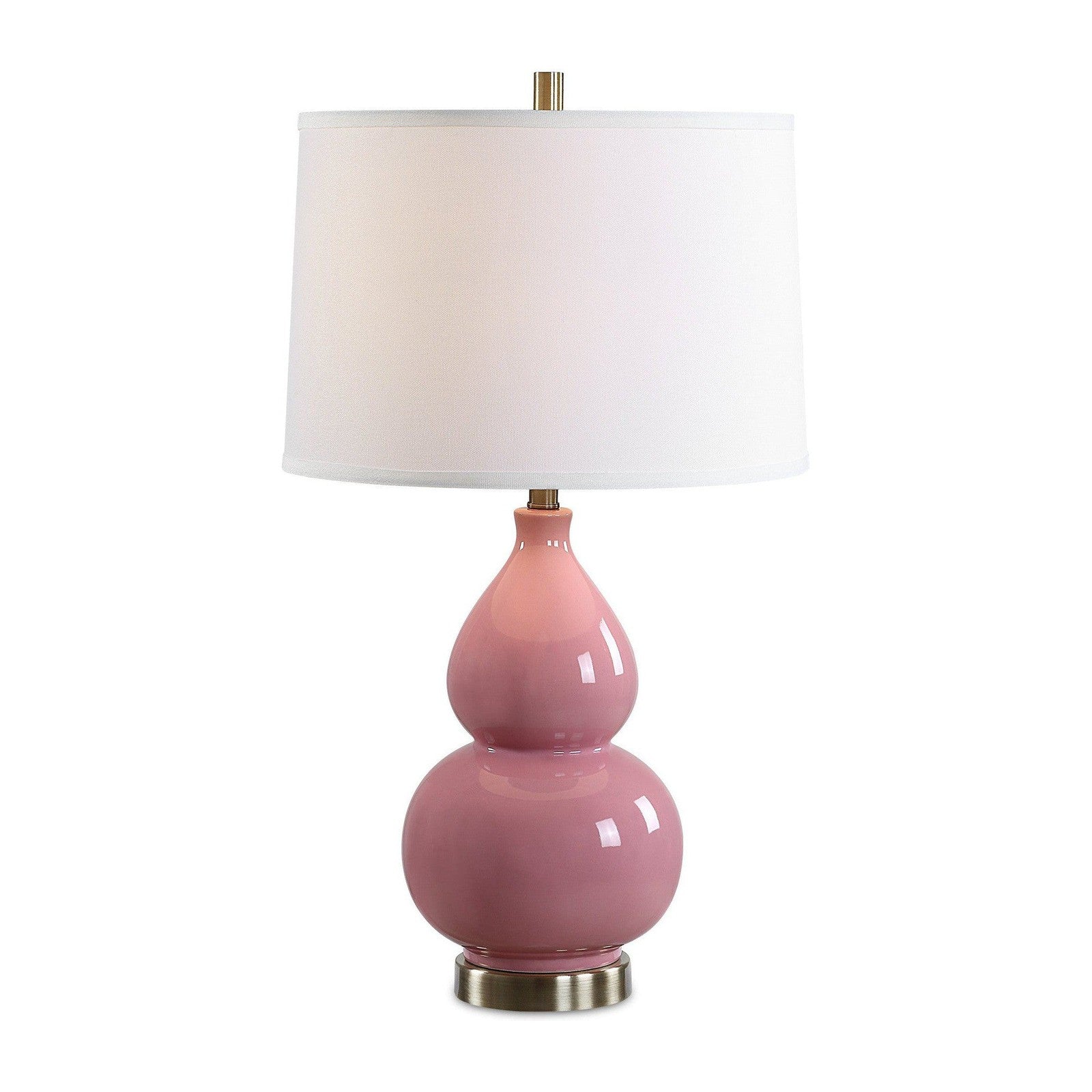 Modern Accents Gourd Shaped Ceramic Base Table Lamp