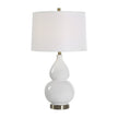 Modern Accents Gourd Shaped Ceramic Base Table Lamp