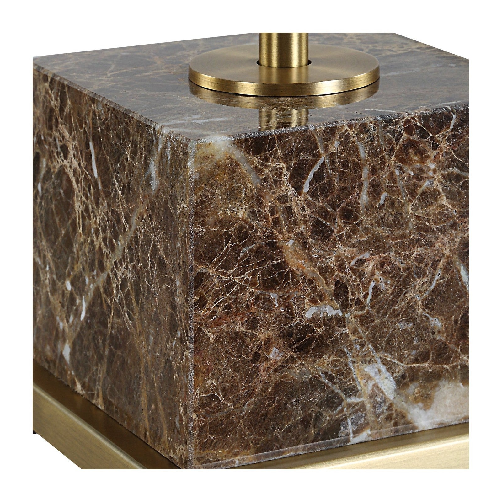 Uttermost Booker Thin Brass Table Lamp