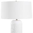 Uttermost Io White Glaze Table Lamp