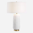 Uttermost Io White Glaze Table Lamp