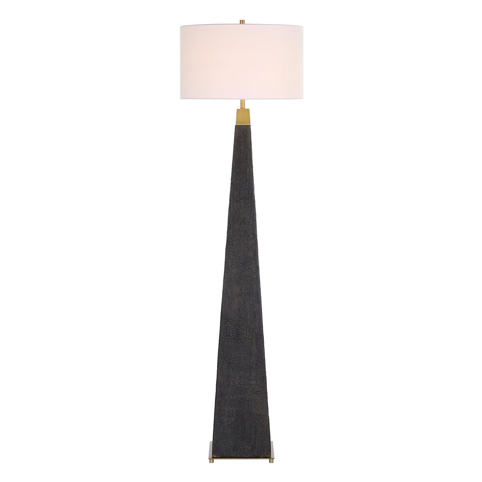 Uttermost Lathey Tapered Floor Lamp