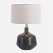 Uttermost Flagan Mottled Gloss Table Lamp