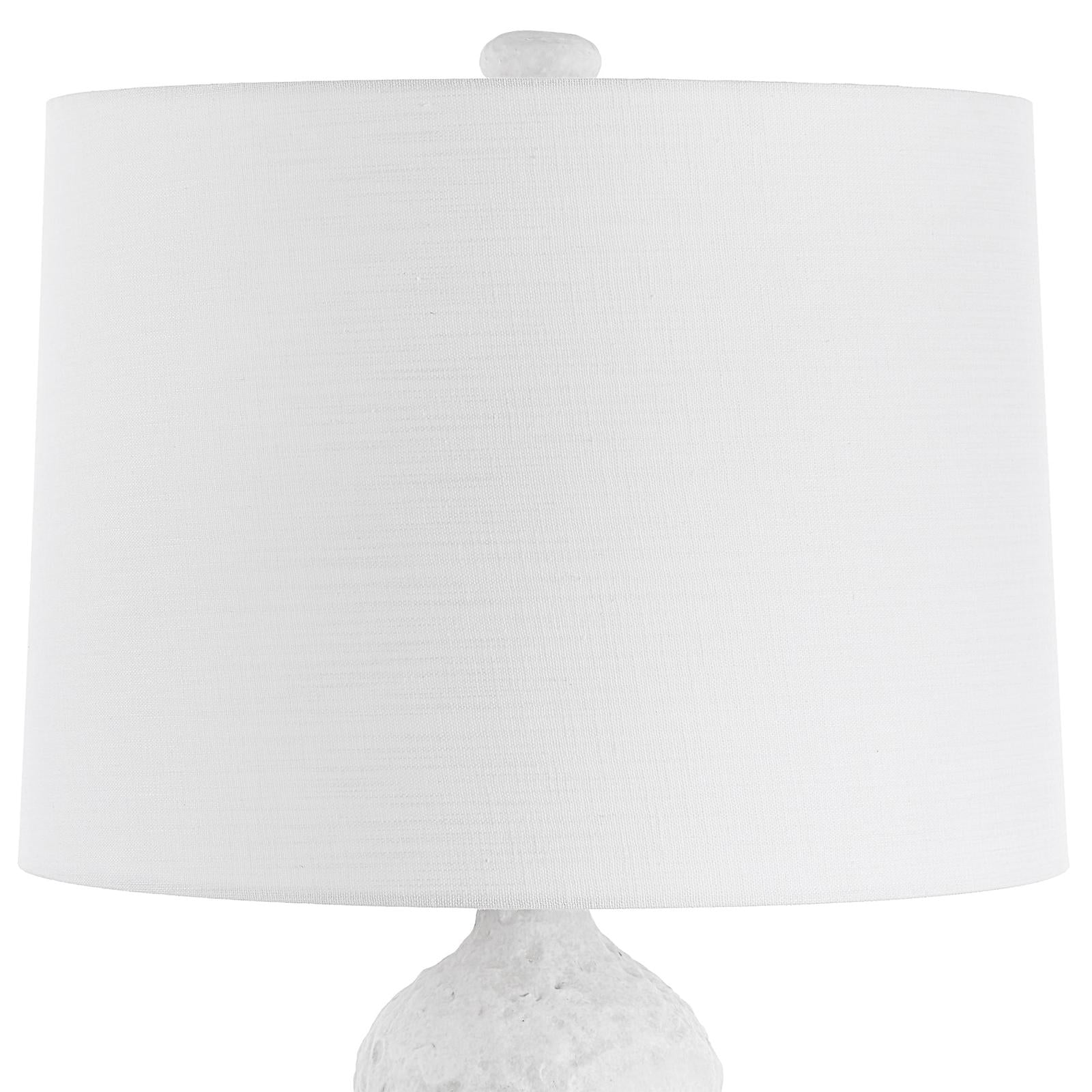 Uttermost Sota Textured White Table Lamp