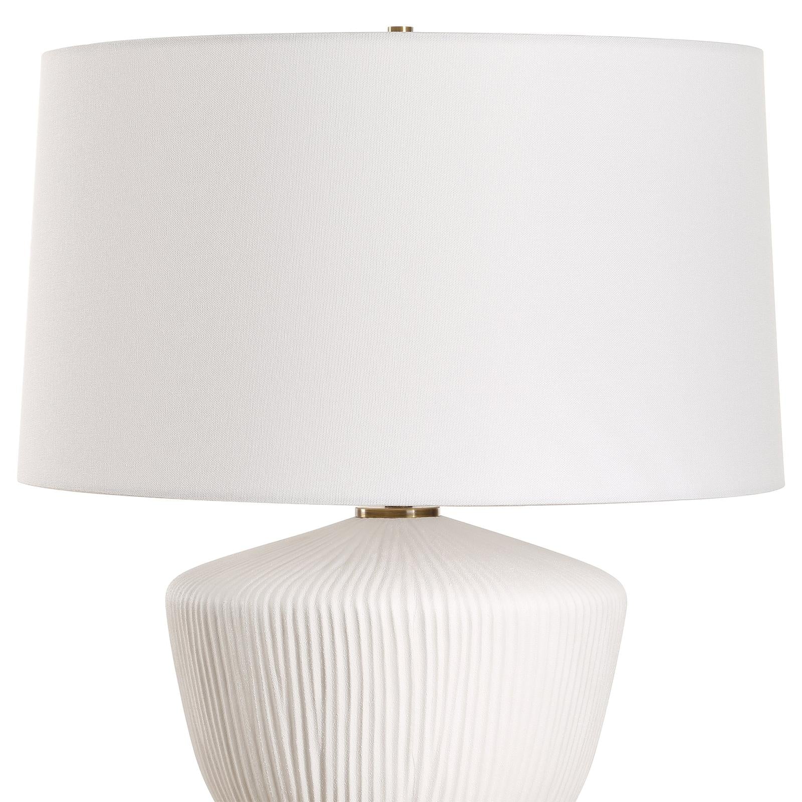 Uttermost Maisie White Table Lamp