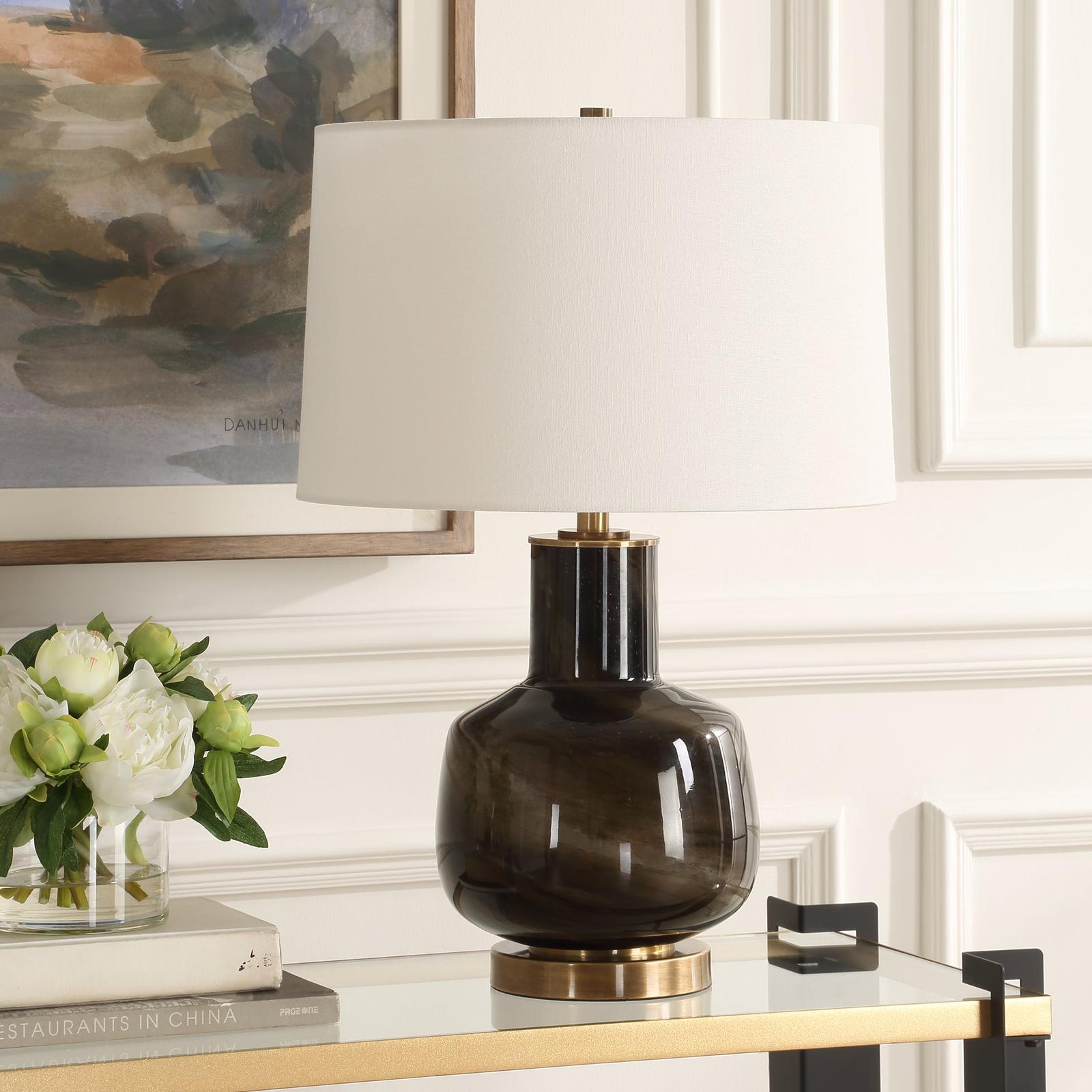 Uttermost Buchan Charcoal Table Lamp