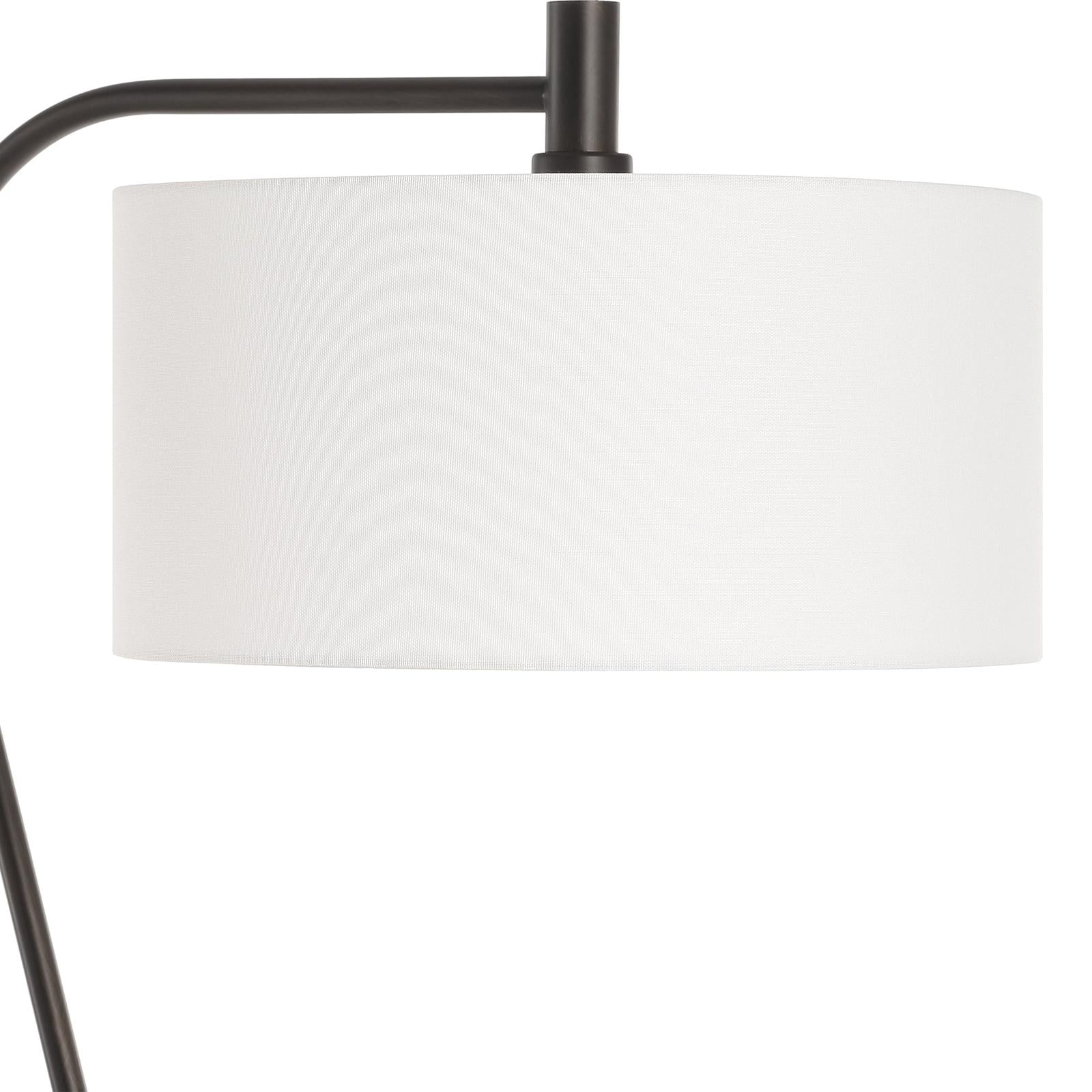 Uttermost Irwin Curved Brass Floor Lamp