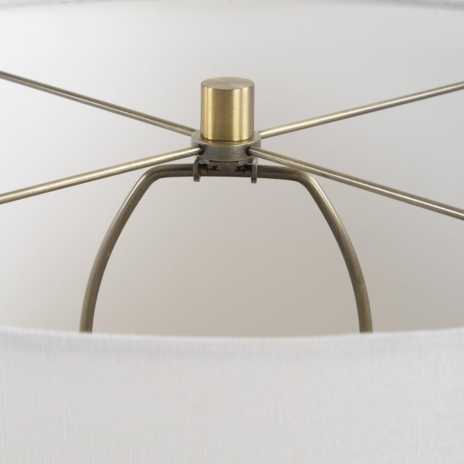 Uttermost Mirah Olive Glass Table Lamp