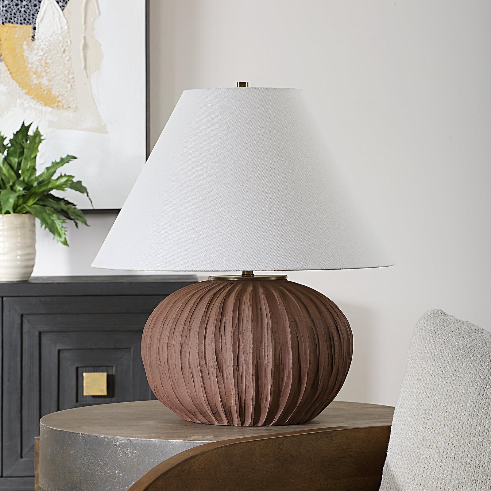 Uttermost Keoghan Terracotta Table Lamp