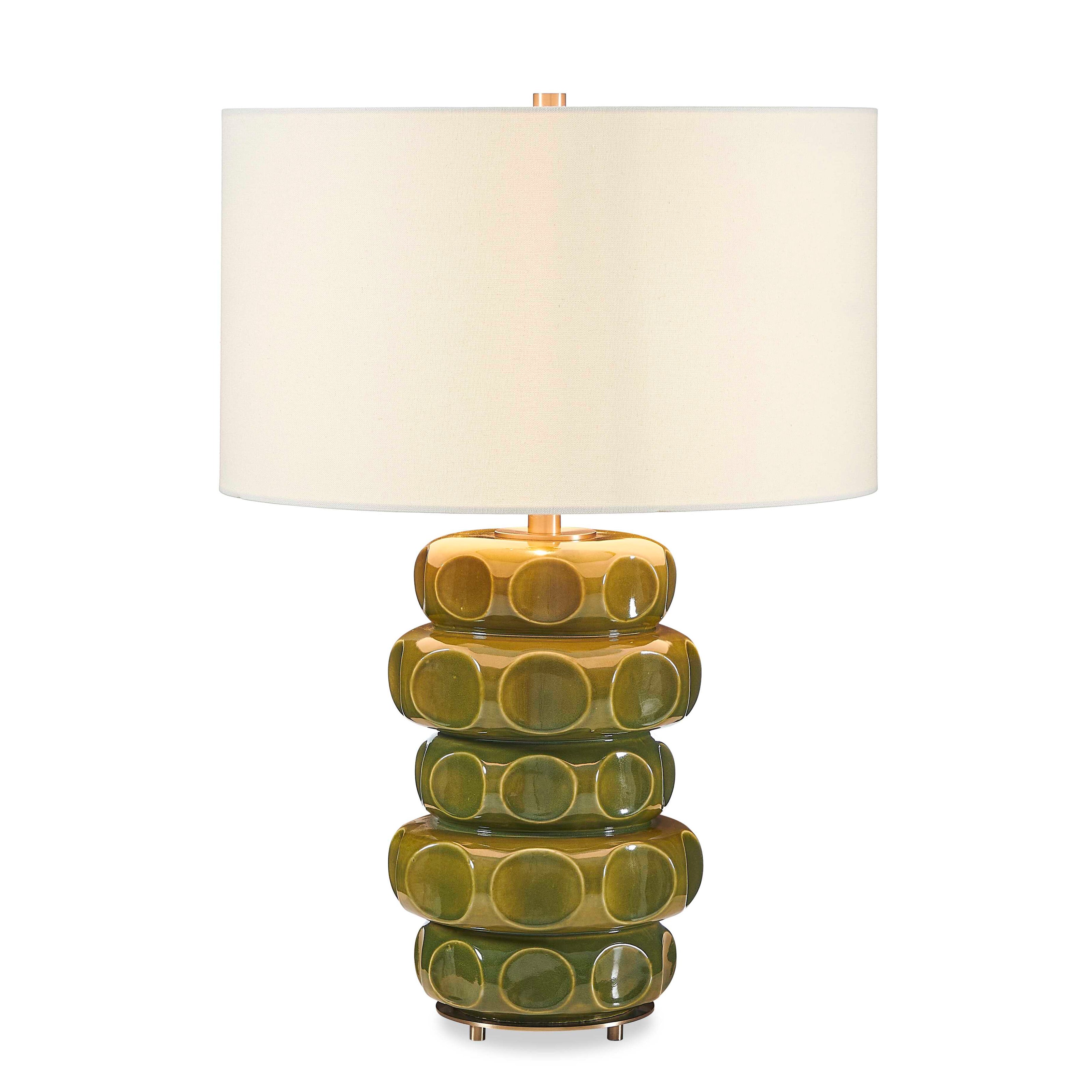 Uttermost Masau Moss Green Table Lamp