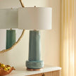 Uttermost Claudin Aqua Blue Table Lamp