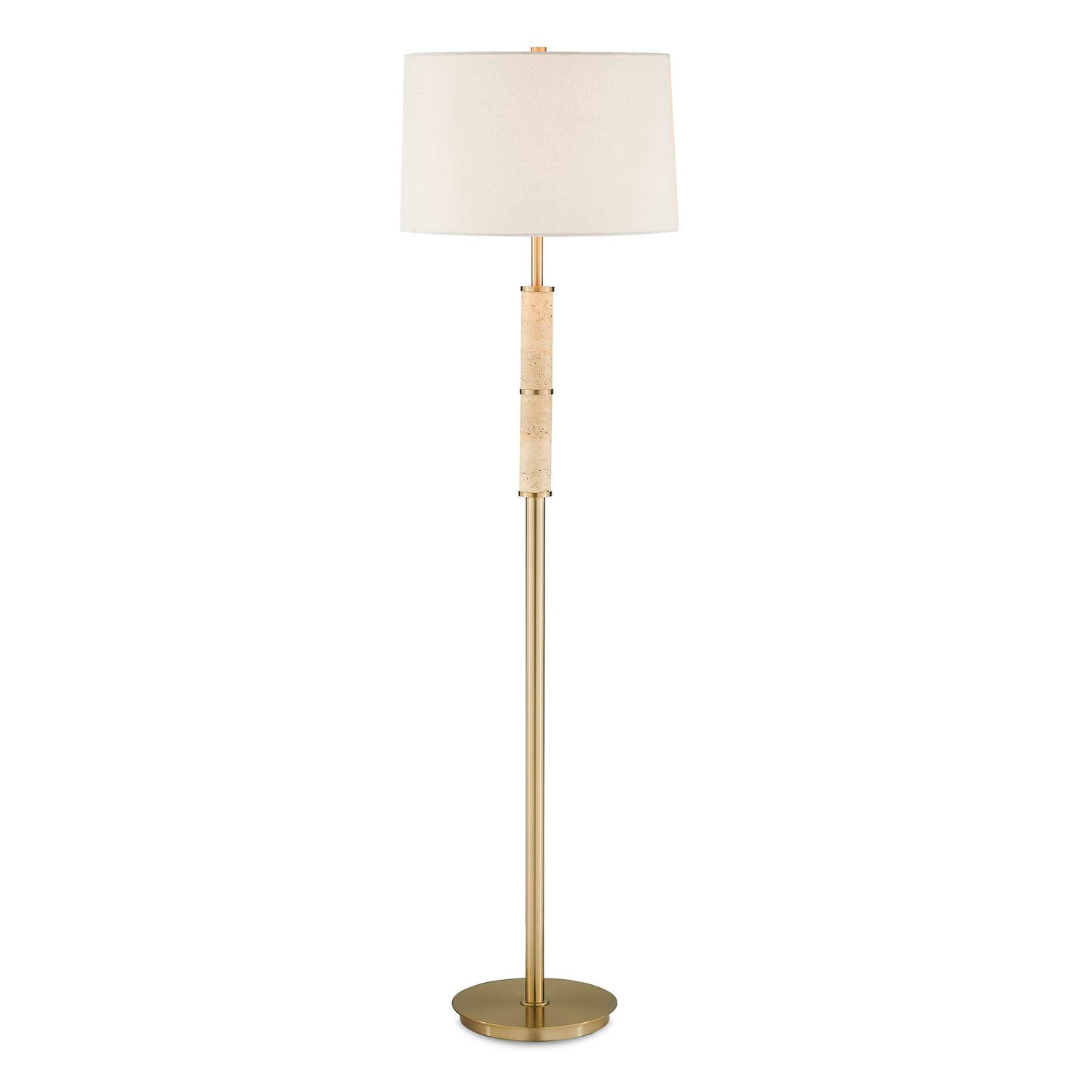 Uttermost Verlaine Travertine Floor Lamp