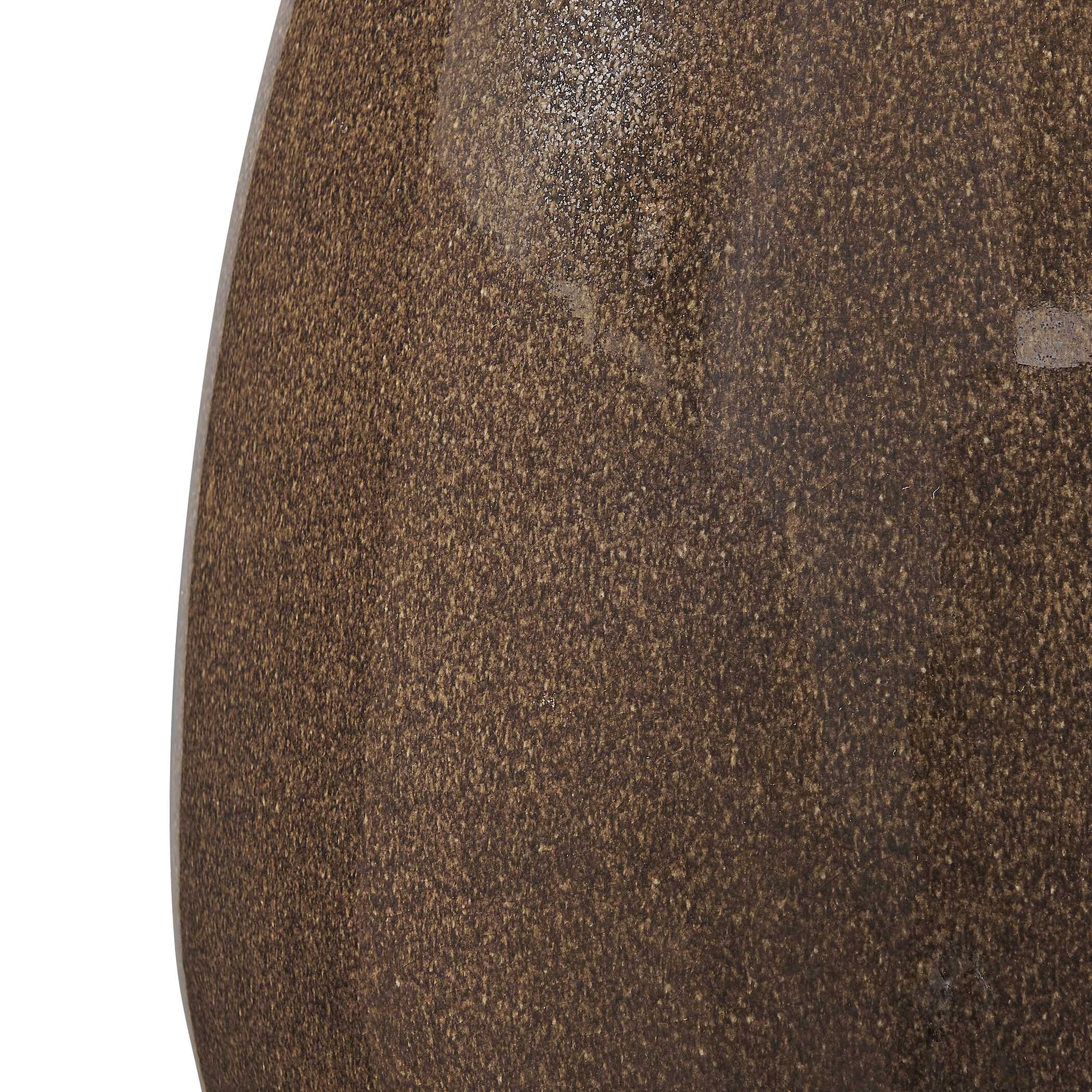 Uttermost Vinson Glossy Brown Table Lamp