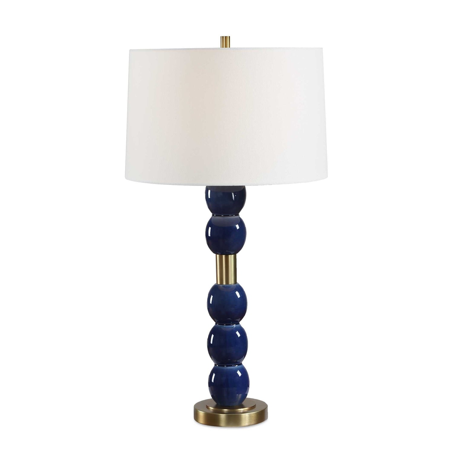 Uttermost Bellore Blue Glaze Table Lamp